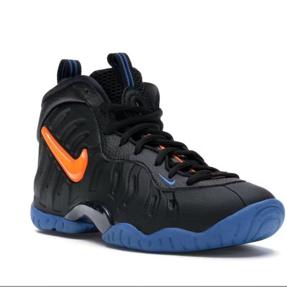 Nike Air Foamposite Pro Knicks (GS) 💙🧡 - Picture 1 of 10